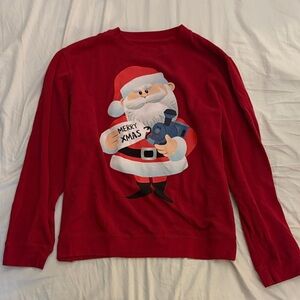 Red Santa Christmas Sweatshirt